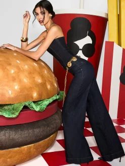 Alice and Olivia JASPER CHAIN BELT JEAN