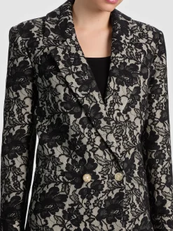 Alice and Olivia JIMMY LACE COAT