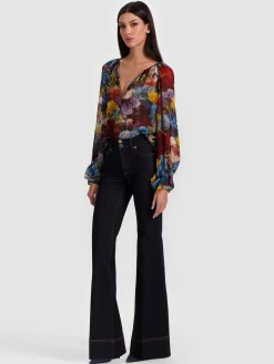 Alice and Olivia JOSEPHINE BLOUSE