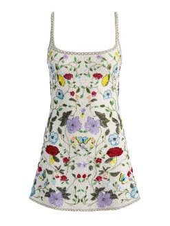 Alice and Olivia JULIA EMBELLISHED MINI GOWN