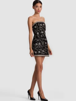 Alice and Olivia KATIA EMBELLISHED MINI GOWN