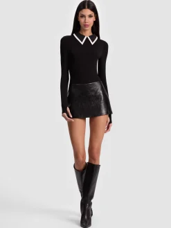 Alice and Olivia KEENAN POLO BODYSUIT