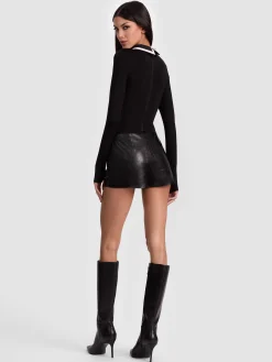 Alice and Olivia KEENAN POLO BODYSUIT