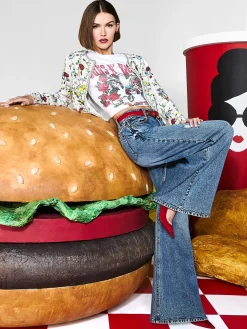 Alice and Olivia KIDMAN EMBELLISHED JACKET