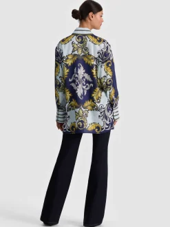 Alice and Olivia LANE OVERSIZED BUTTON DOWN