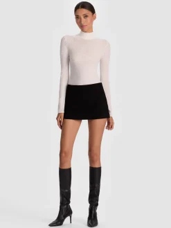 Alice and Olivia LANIE POINTELLE PULLOVER