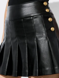 Alice and Olivia LANNA VEGAN MINI SKIRT