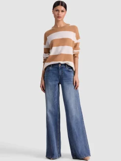 Alice and Olivia LAURA CASHMERE PULLOVER