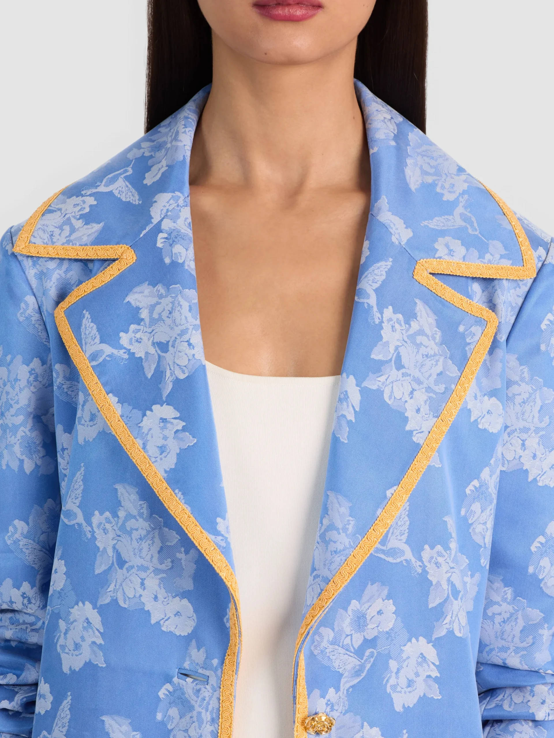 Alice and Olivia LEVINE DOUBLE BREASTED COAT