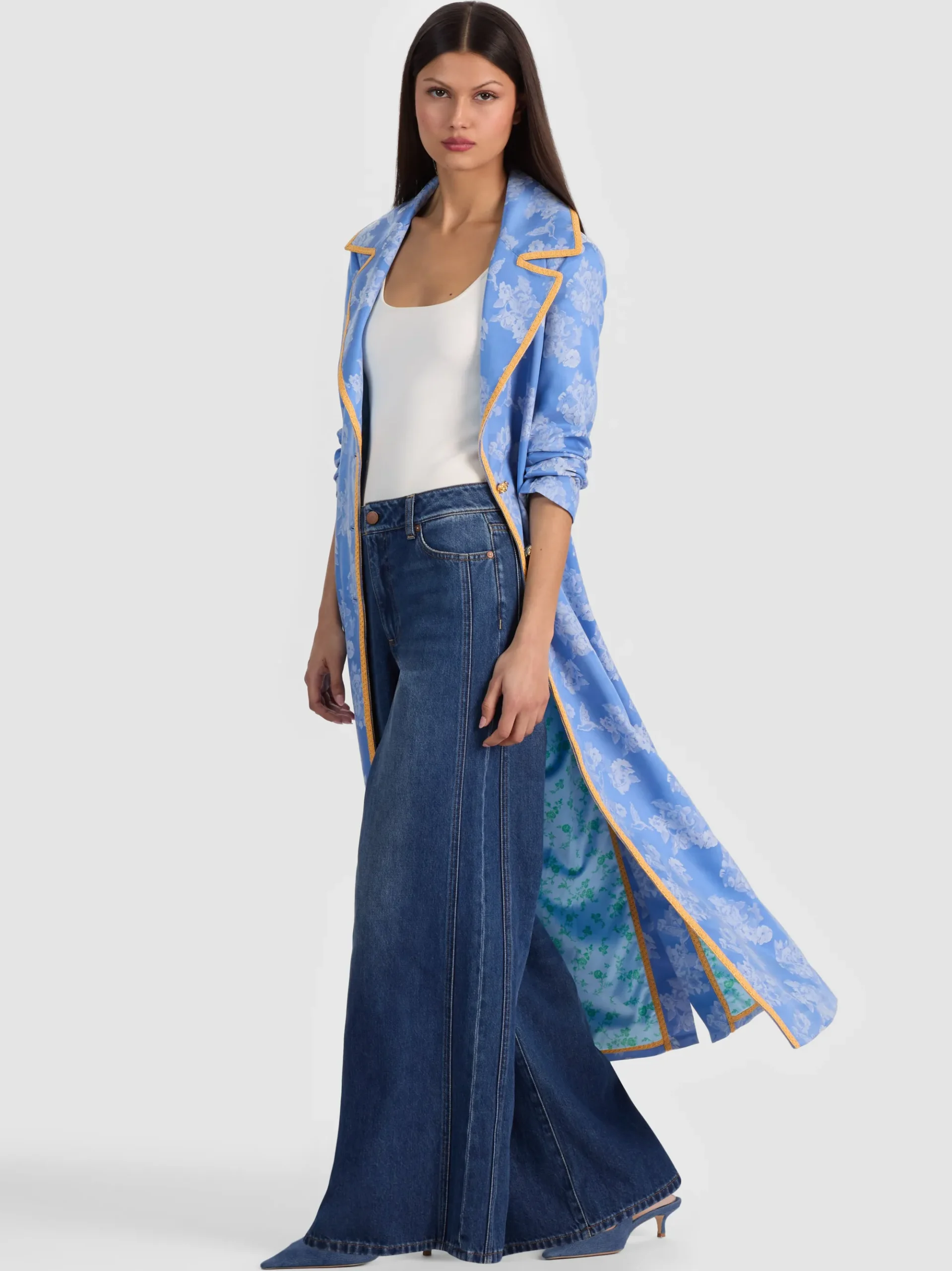 Alice and Olivia LEVINE DOUBLE BREASTED COAT