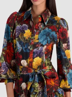 Alice and Olivia LILY MINI SHIRT DRESS