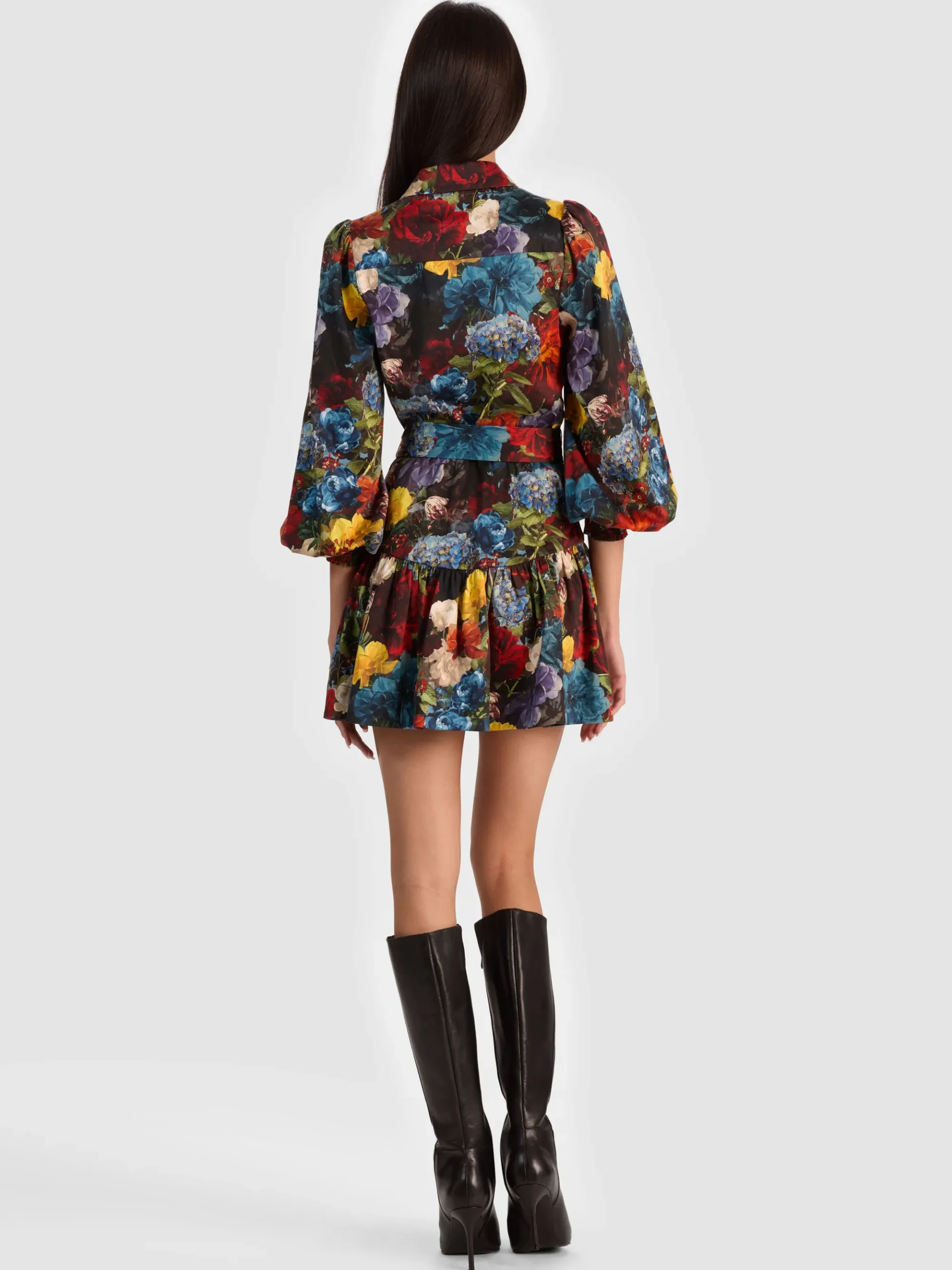 Alice and Olivia LILY MINI SHIRT DRESS