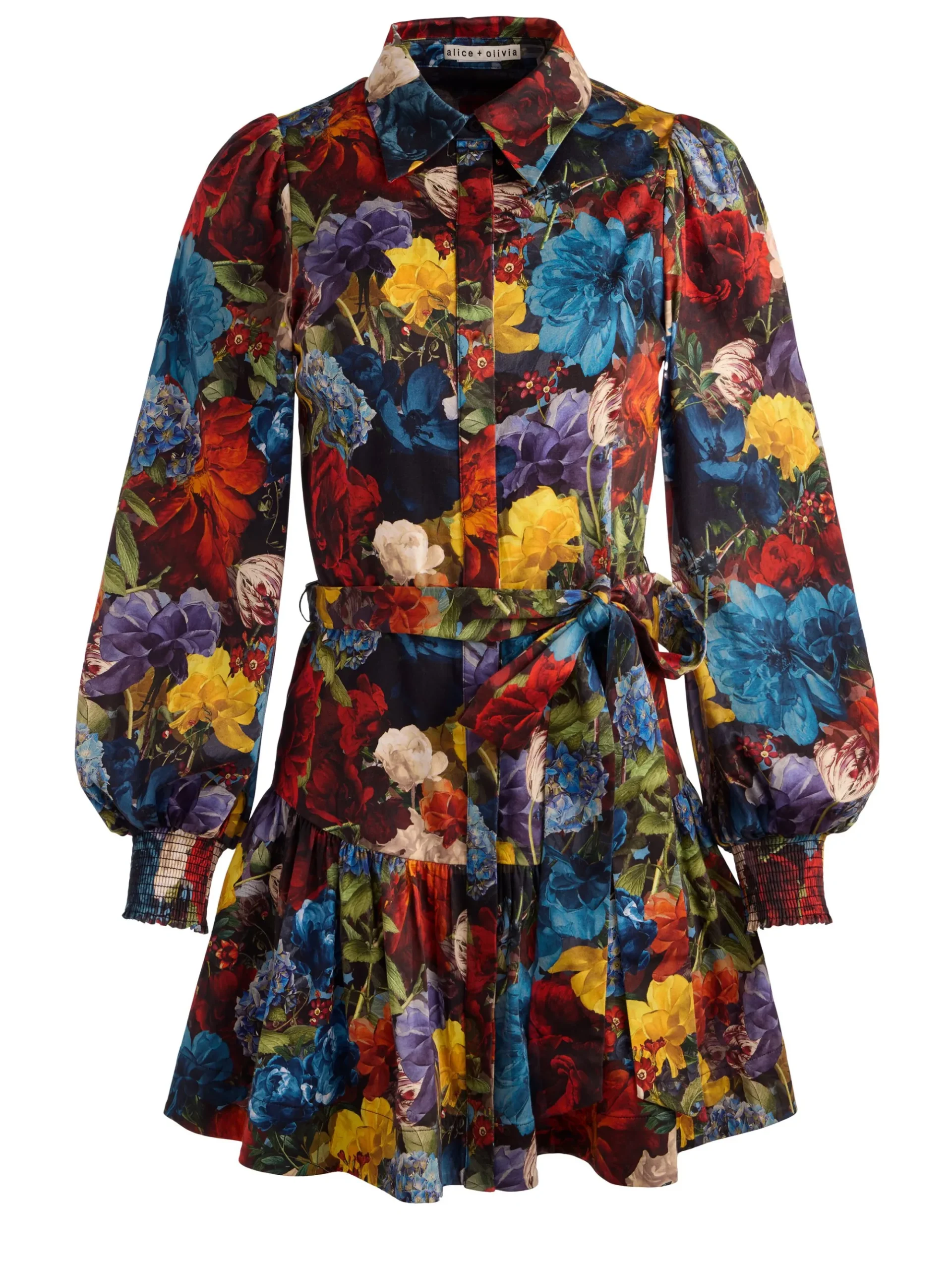 Alice and Olivia LILY MINI SHIRT DRESS