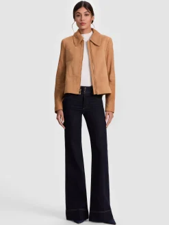 Alice and Olivia LOGAN SUEDE COAT