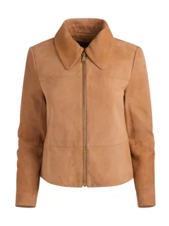 Alice and Olivia LOGAN SUEDE COAT