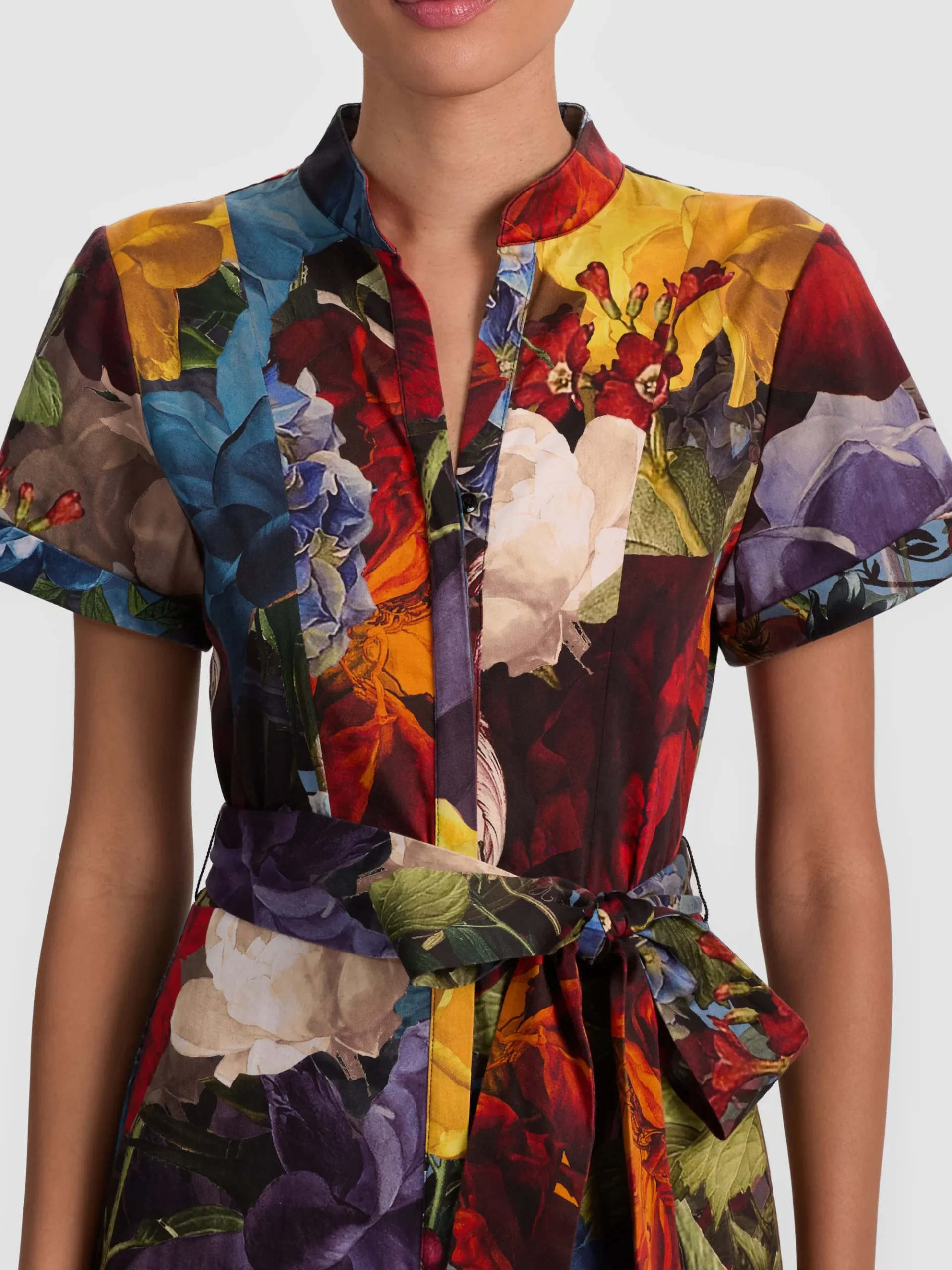 Alice and Olivia LUCY MIDI SHIRT DRESS