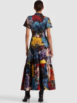 Alice and Olivia LUCY MIDI SHIRT DRESS