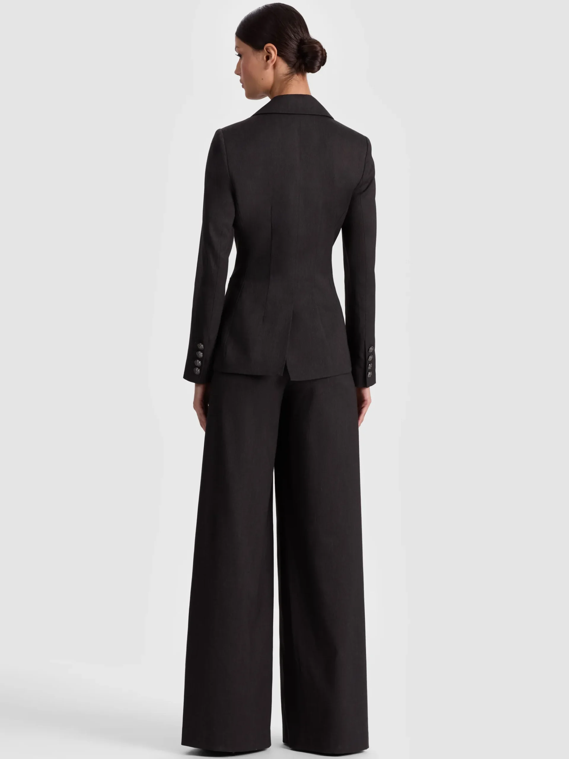 Alice and Olivia MACEY CINCHED WAIST BLAZER