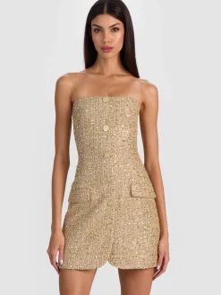 Alice and Olivia MADISON MINI BLAZER DRESS