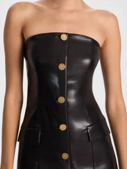 Alice and Olivia MADISON VEGAN MINI BLAZER DRESS