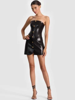 Alice and Olivia MADISON VEGAN MINI BLAZER DRESS