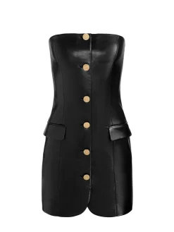 Alice and Olivia MADISON VEGAN MINI BLAZER DRESS