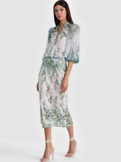 Alice and Olivia MAEVE SLIP SKIRT