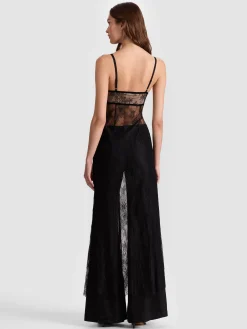 Alice and Olivia MELODIE LACE MAXI TOP