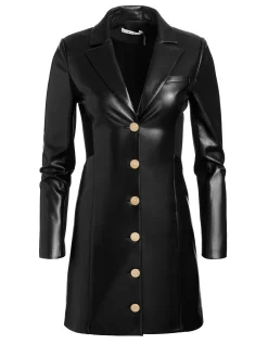 Alice and Olivia MICHELLE VEGAN BLAZER DRESS