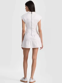 Alice and Olivia MILA DENIM MINI DRESS