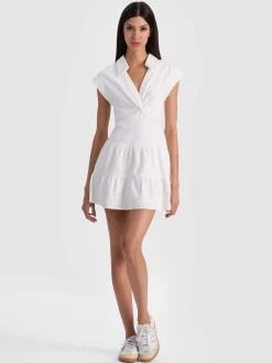 Alice and Olivia MILA DENIM MINI DRESS