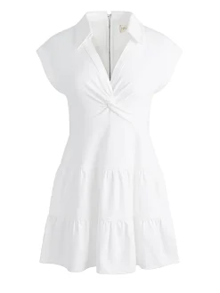 Alice and Olivia MILA DENIM MINI DRESS