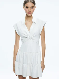 Alice and Olivia MILA VEGAN MINI DRESS