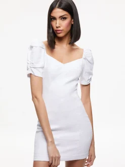 Alice and Olivia MIMI DENIM MINI DRESS