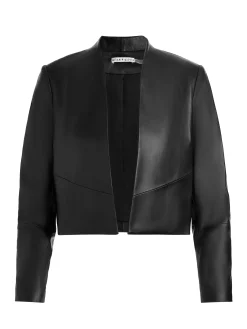 Alice and Olivia NEW HARVEY LEATHER JACKET