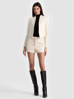 Alice and Olivia NEW HARVEY LEATHER JACKET