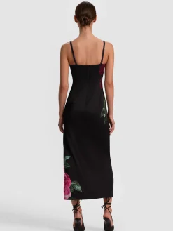 Alice and Olivia NINA MIDI DRESS