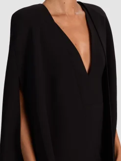 Alice and Olivia NOVA CAPE JUMPSUIT