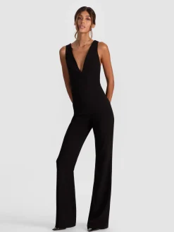 Alice and Olivia NOVA CAPE JUMPSUIT