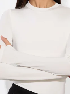 Alice and Olivia OLEA LONG SLEEVE BODYSUIT