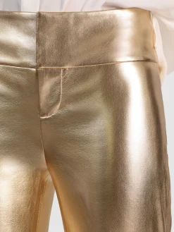 Alice and Olivia OLIVIA VEGAN BOOTCUT PANT