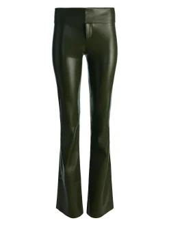 Alice and Olivia OLIVIA VEGAN BOOTCUT PANT