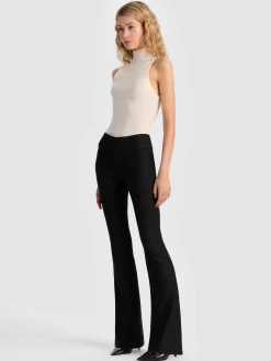Alice and Olivia OLIVIA WOOL BOOTCUT PANT