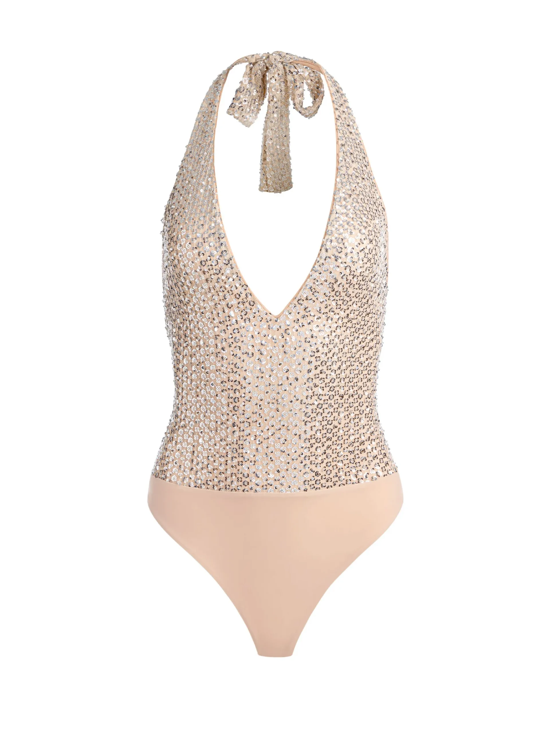 Alice and Olivia PIPPA SEQUIN BODYSUIT