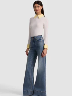 Alice and Olivia PORLA COLLARED SWEATER