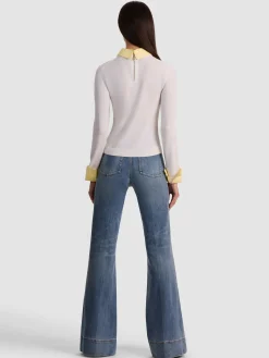 Alice and Olivia PORLA COLLARED SWEATER