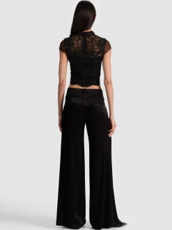 Alice and Olivia PRIA EMBELLISHED TOP