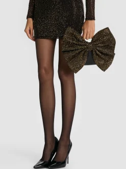 Alice and Olivia RAVEN EMBELLISHED BOW BAG