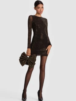 Alice and Olivia RAVEN EMBELLISHED BOW BAG