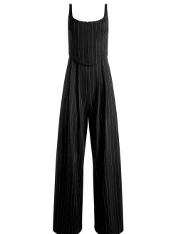 Alice and Olivia REBECCA TAILORED VEST JUMPSUIT